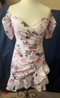 Off Shoulder Floral Dress
