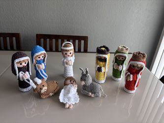Crochet Nativity  Set 