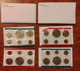 U.S. Mint 1977 & 1978 Uncirculated Coin Sets