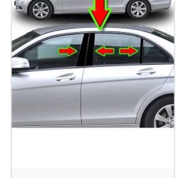 07-2012 Mercedes C300 Window Pillars Ordered Off eBay A Year Ago Never Put Them On Still In Package Box 