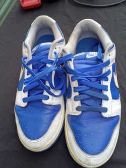 Nike dunk blue/white size 9