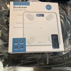 Brand New Brookstone Bluetooth Smart Scale Health Monitor