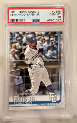 2019 Fernando Tatis Jr US56 Topps Update San Diego Padres Graded PSA 10 GEM MINT