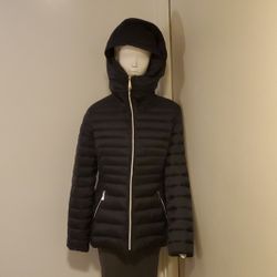 Laundry By Shelli Segal Women's Cozy Collar Hooded Puffer Coat