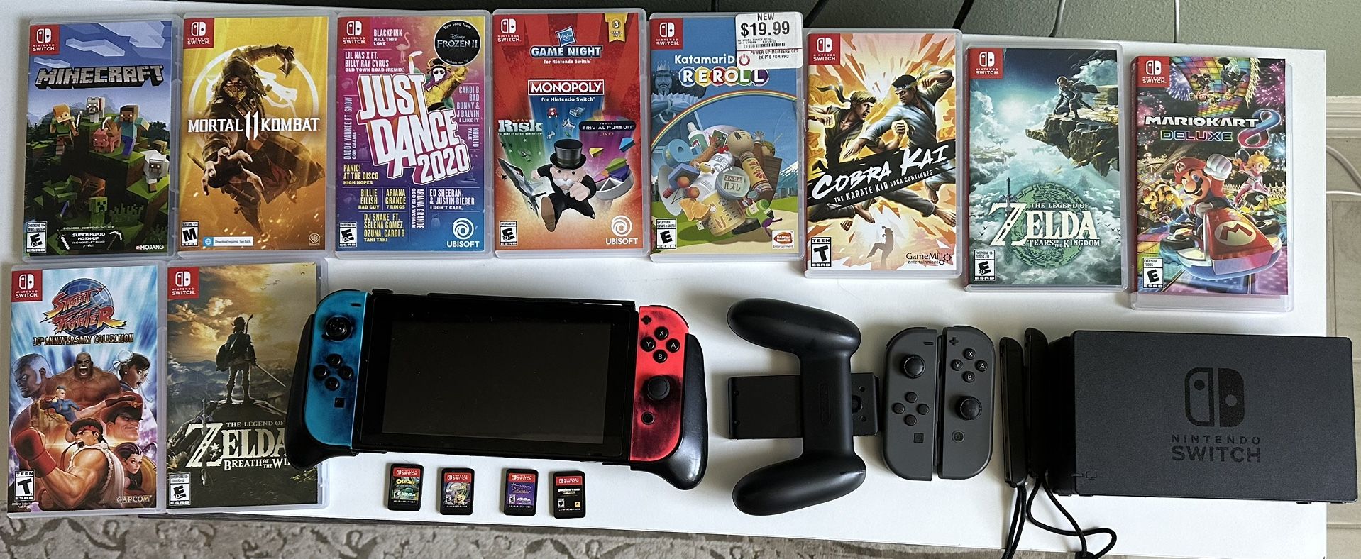 Nintendo Switch Bundle – 15 Games