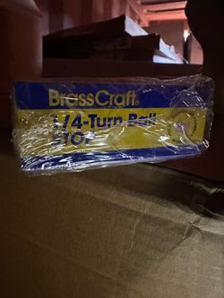 1/4” turn ball stop valve