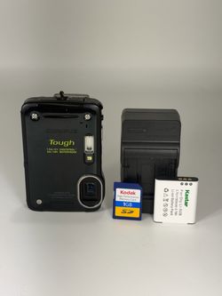 Olympus Tough TG-620 Black 12.0MP Waterproof Digital Camera with 1GB Memory