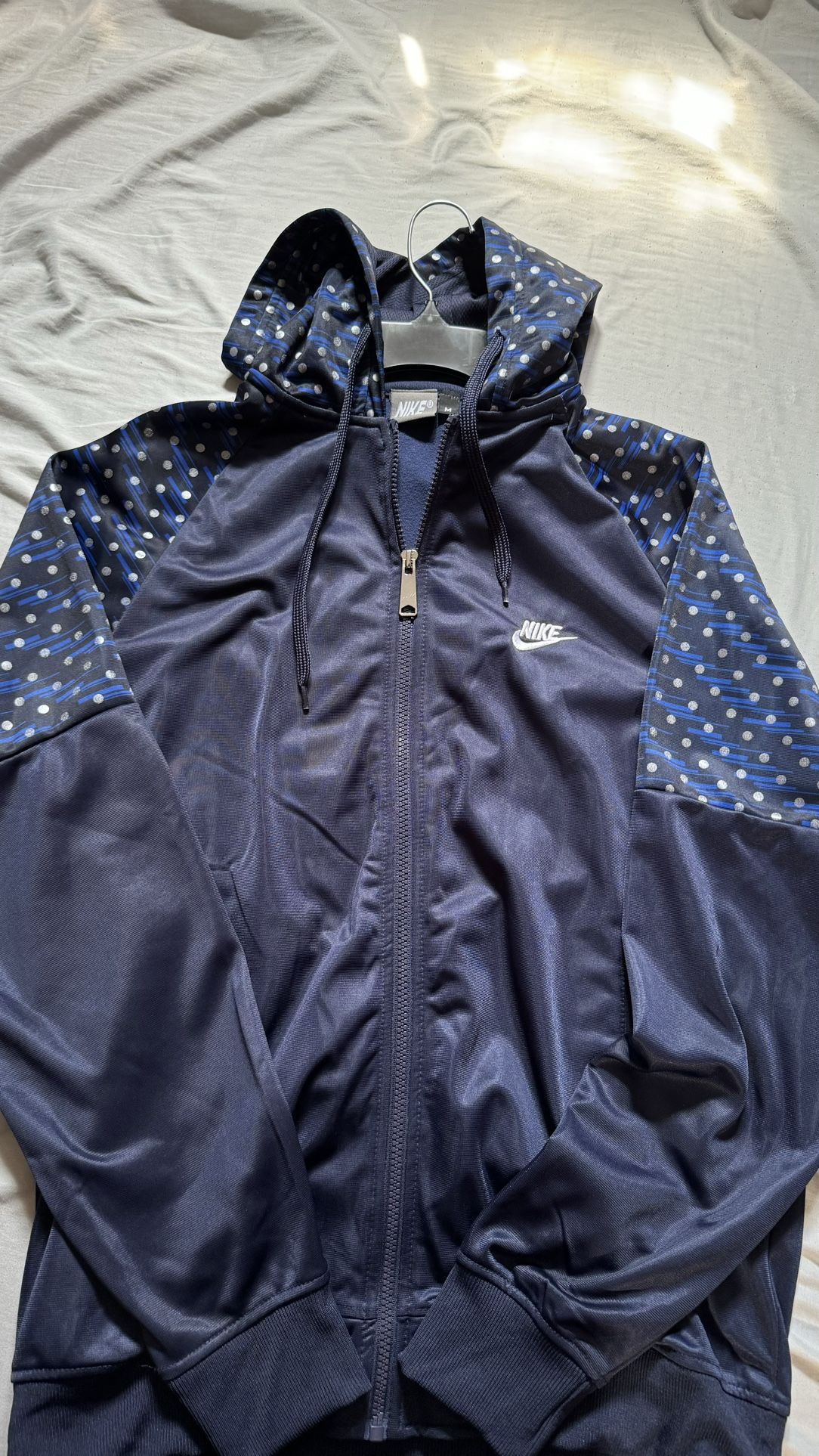 Blue Nike Zip up Hoodie 