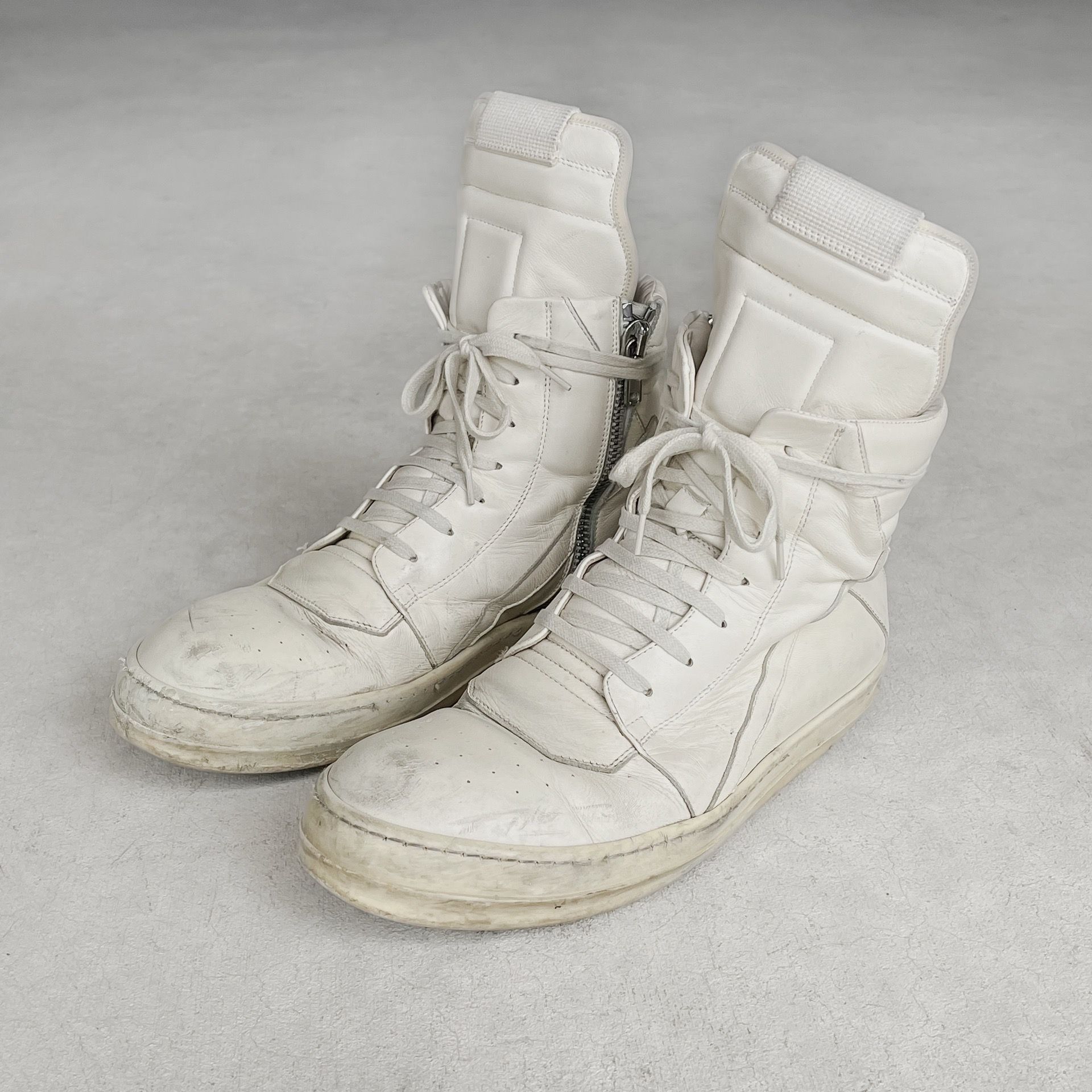 2021 Rick Owens “Milk” Geobaskets (EU 43 / US 10)