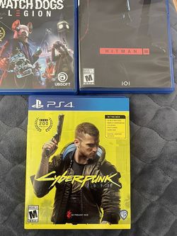 CyberPunk 2077, Watch Dogs, HITMAN 3