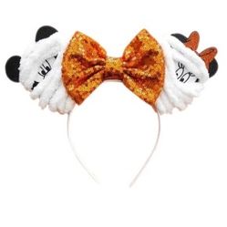 Mickey Halloween Mummy Ears