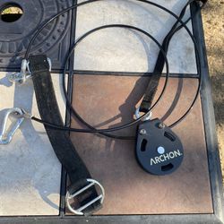 Pulled Cable Adjustable With 2 Discs 60 Lbs Each And Bar