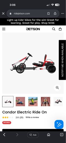 Jetson condor go-kart