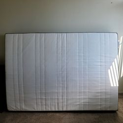 MORGEDAL Foam mattress, medium firm, dark gray, Queen - IKEA