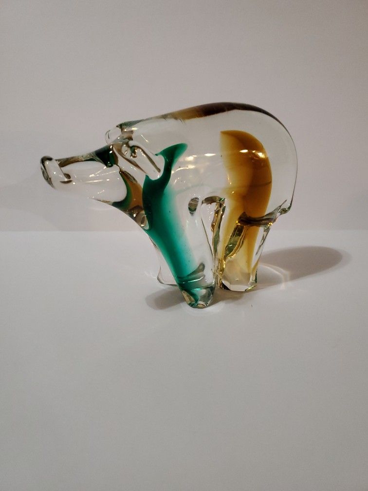 Vintage Murano Pig