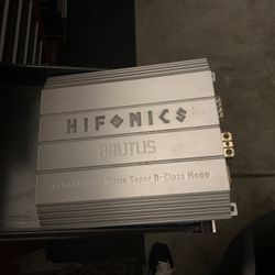 hifonics competition amplifier 
