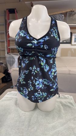 Blue Black Hawiian Halter M