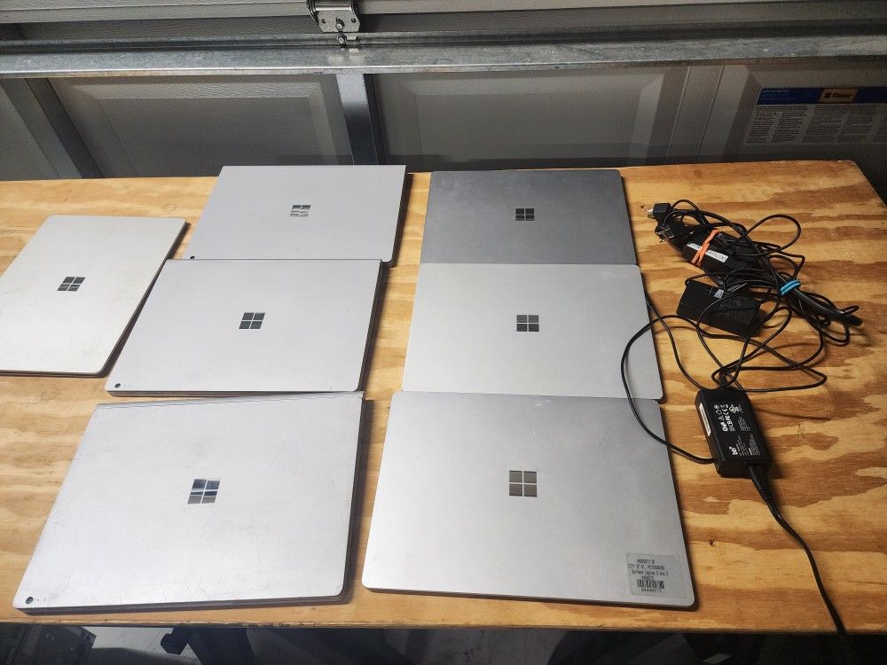 One Lot Of (7) Microsoft Surface.