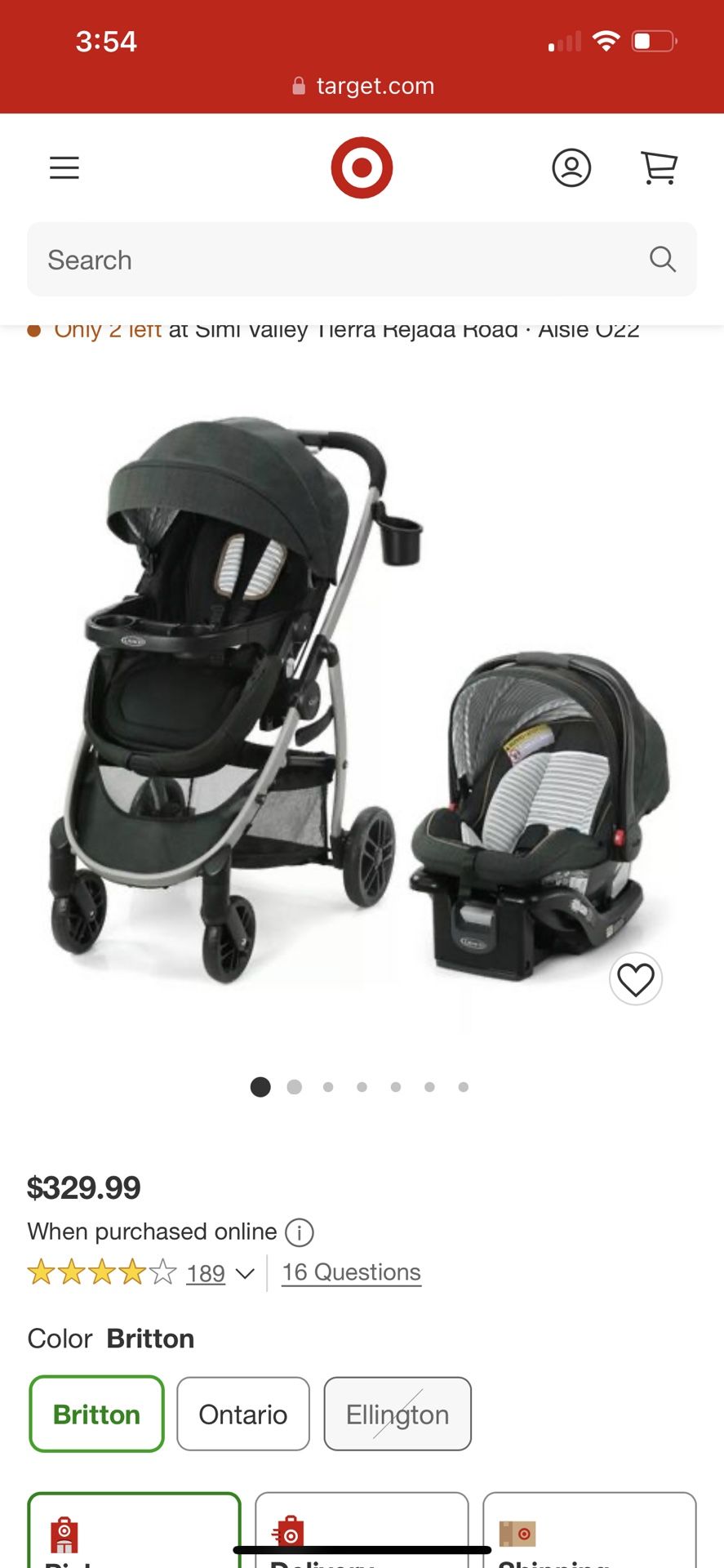 Graco Stroller 