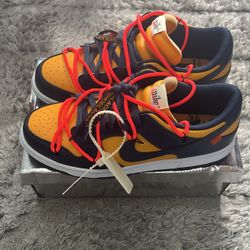 Nike dunk low Off-White university gold