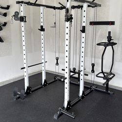 Cable machine with Bench