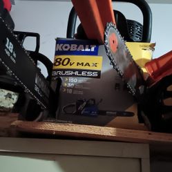 80 Volt Electric  Chainsaw. 
