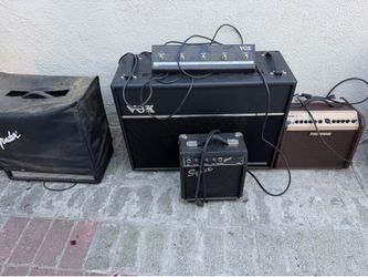 Guitar Amplifier Bundle – VOX, Fishman, Fender & Squier