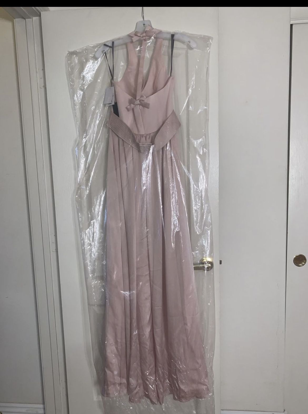 Blush Pink Bridesmaid Dress 