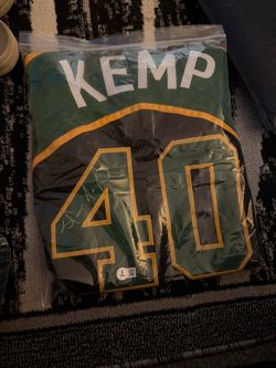 Shawn Kemp Seattle SuperSonics Autographed Jersey (Beckett Witnessed)