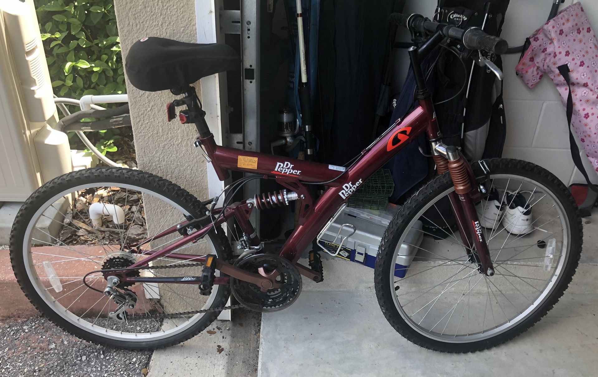 Limited Edition Dr. Pepper Bike mountain Bike with Accessories! $50!