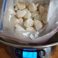 two and a half pounds of white rock