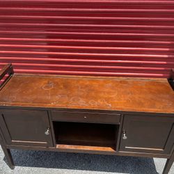 Beautiful Wood Tv Stand Television Table Media Center Console Cabinet 