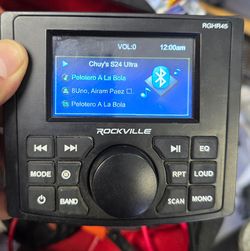 Bluetooth head unit for marine or sideXside