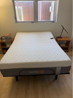Adjustable Power Queen Bed Frame - Firm Mattress