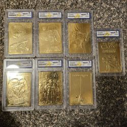  Stars Wars Card Set 23Kt Gold Set 1996