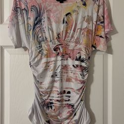 IZ Byer Silky Soft Stretch Top Size M