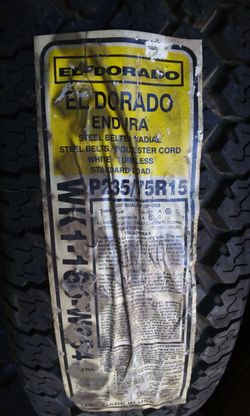 ELDORADO P235/75R 15 Steel Belted Radial Tire WK1-166-W954