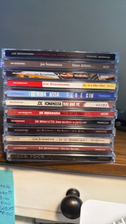 Collectible Joe Bonamassa  Autographed 12 disk set