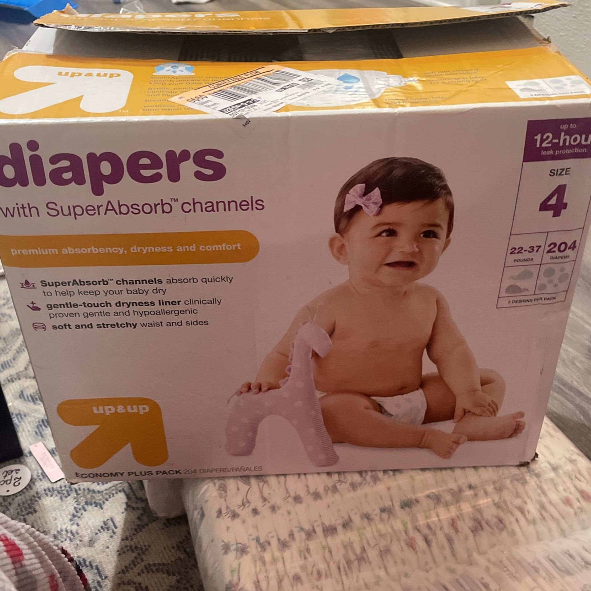 Up & up diapers size sale 4