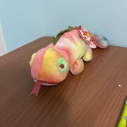 Iggy Beanie Baby Collectible TIE DIE ERROR!! 