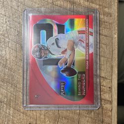 Tom Brady Red Parallel Card