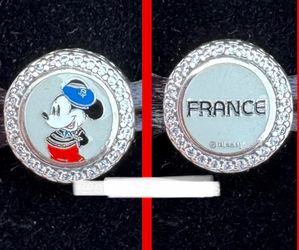 Disney Parks Pandora EPCOT France World Showcase Mickey Mouse Button Charm Park Exclusive 