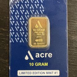 10 Gram Acre Gold Bar