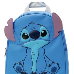 Disney Stitch Women's Graphic Mini Backpack, Blue