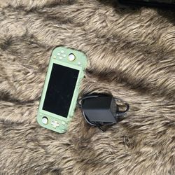 Nintendo Switch Lite Yellow With Green Protector Case (Perfectl Condition)