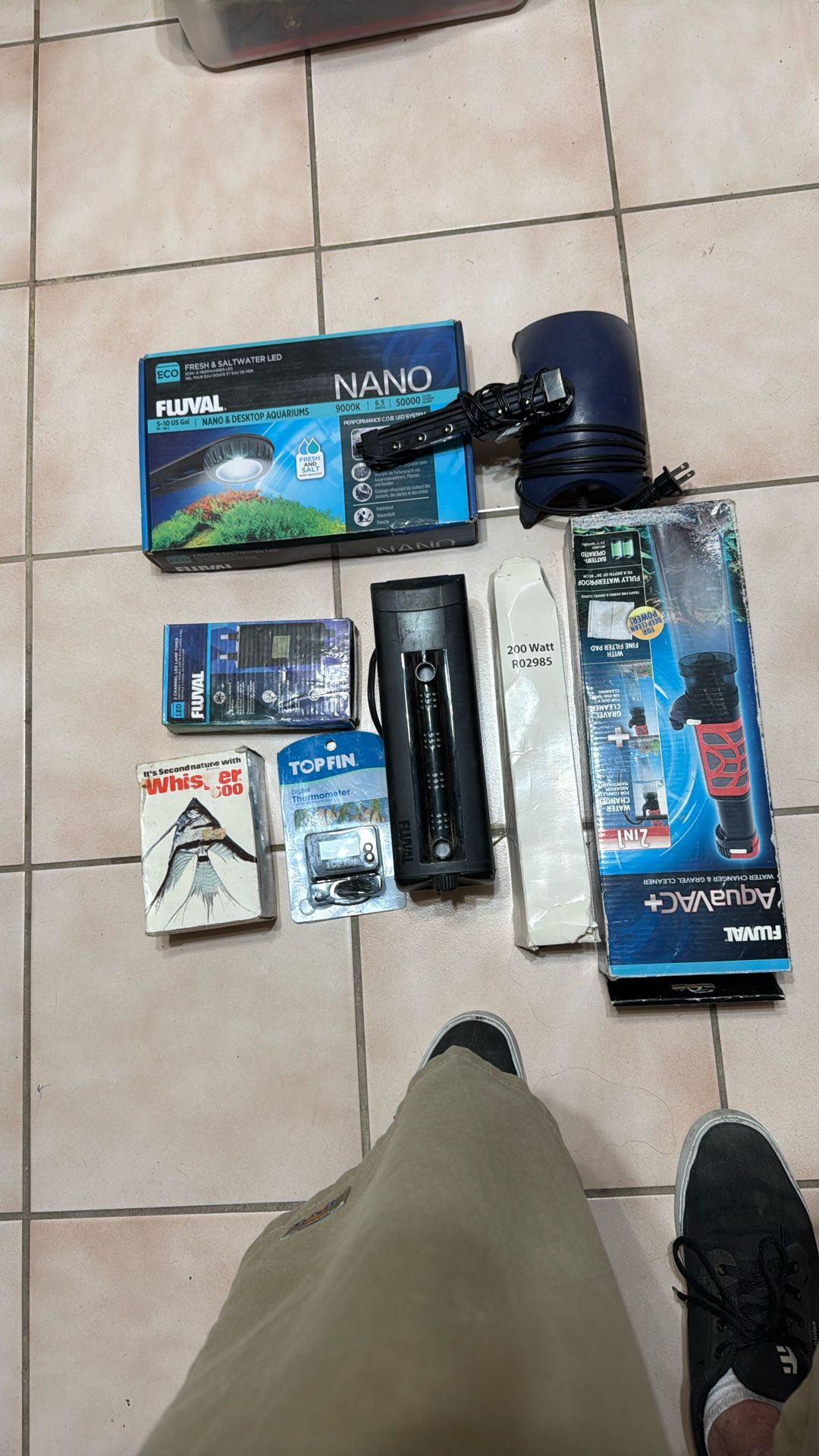 Fluval/fishtank Accessories Lot