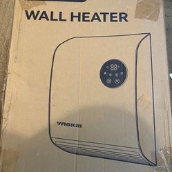 New Wall Hung Or Table Top 1500 Watt Electric Heater New In Box