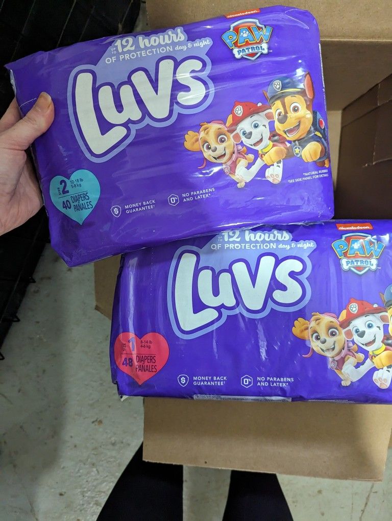 4 Packs Of Luvs For $15