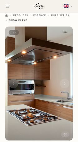 Coante Snow Flake Mineral Surface Countertop