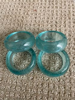 Napkin rings (glass)